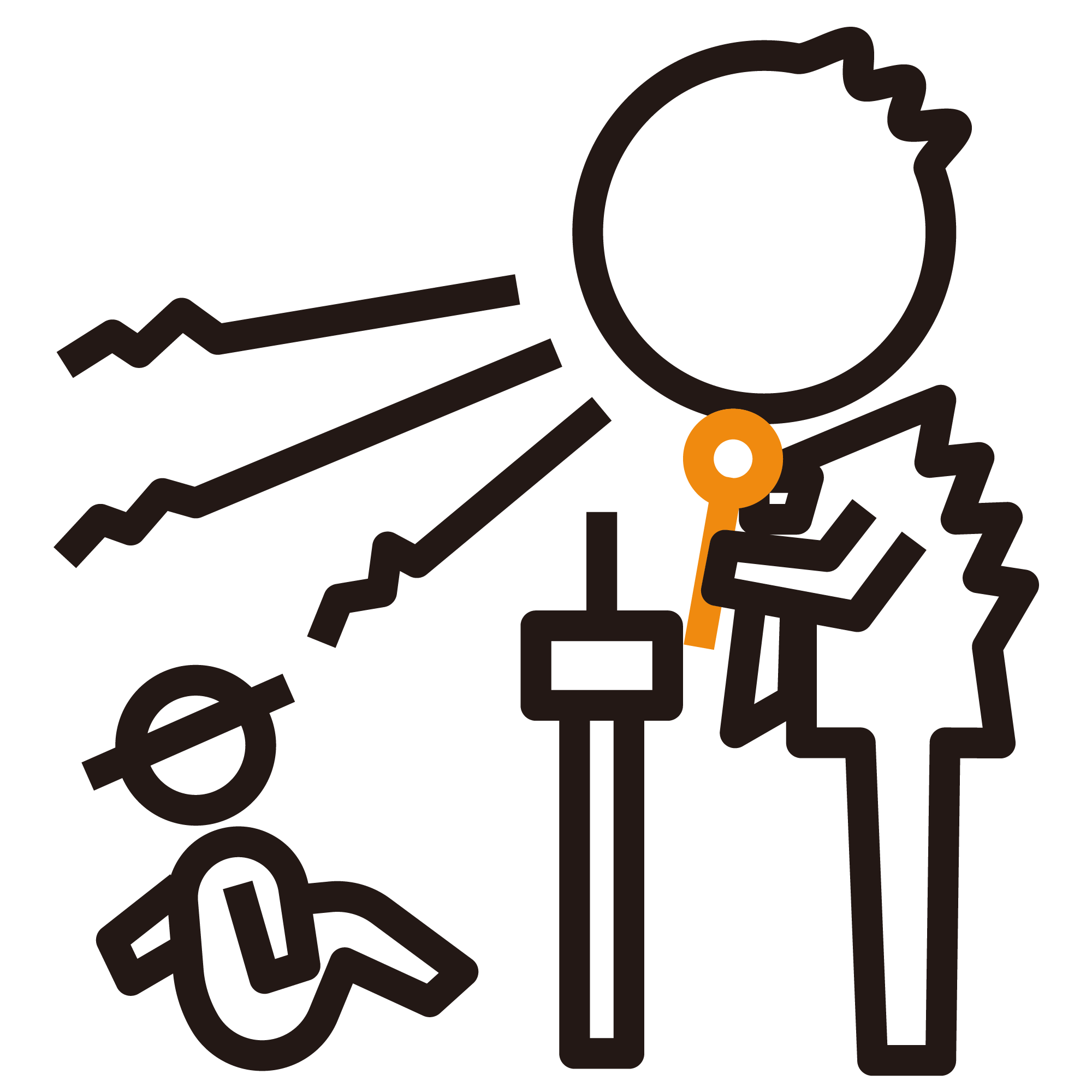 校長先生の話で寝てたら起こされる