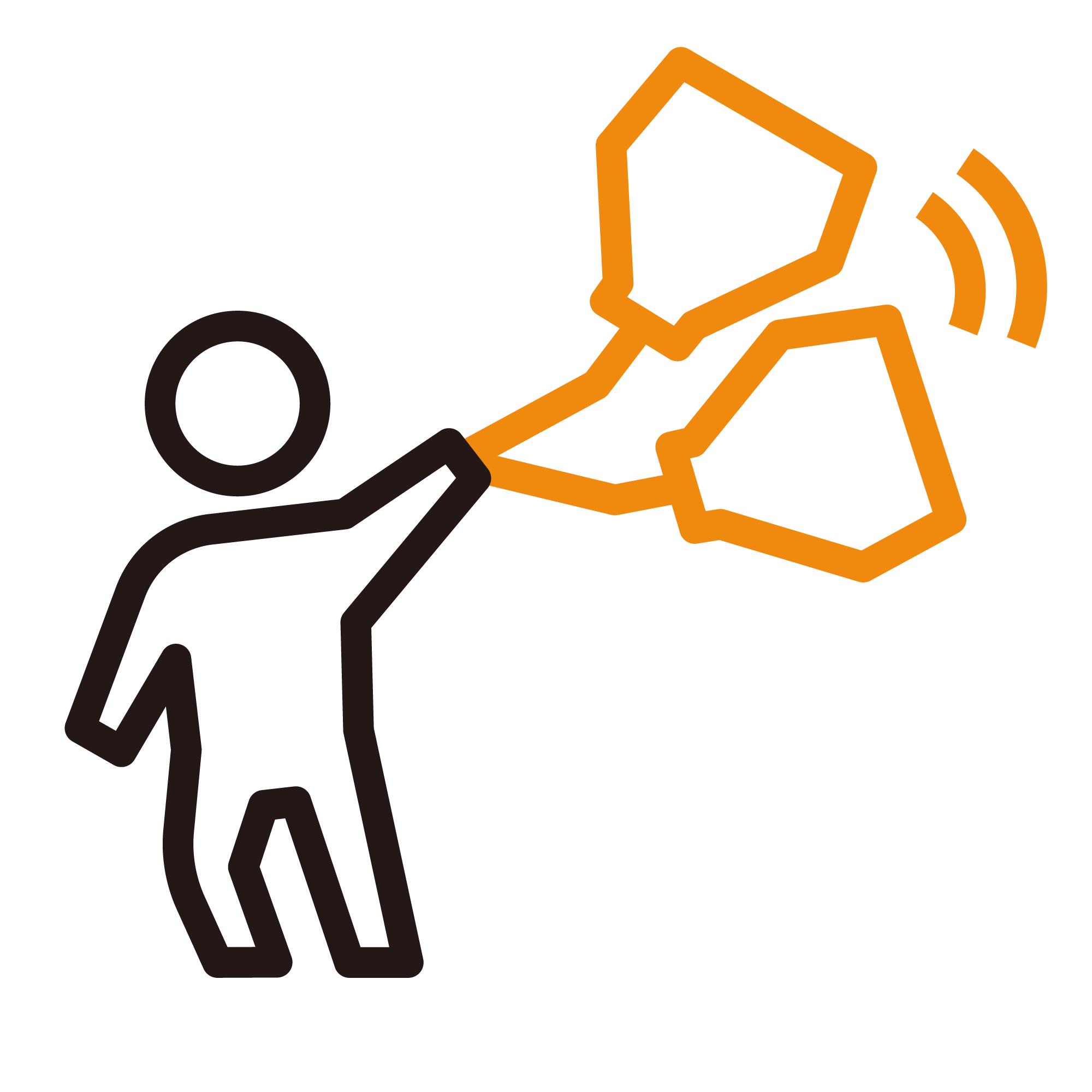 給食袋を振り回す_帽子なし