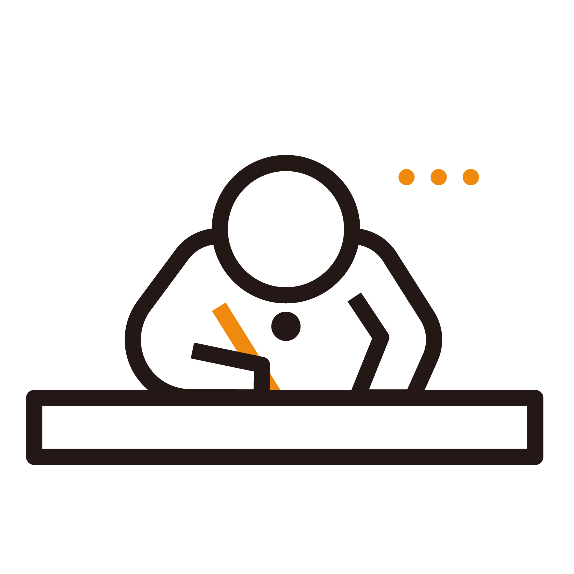 勉強して悩んでいる