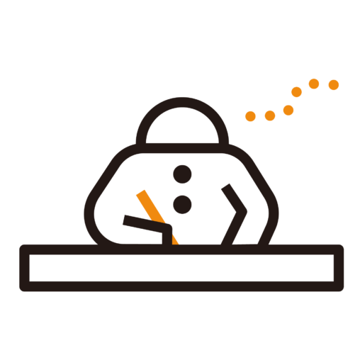 眠くて反り返る人