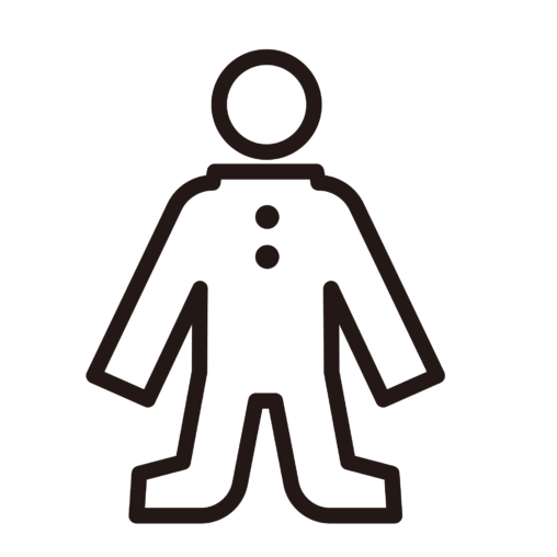 制服のサイズが大きい