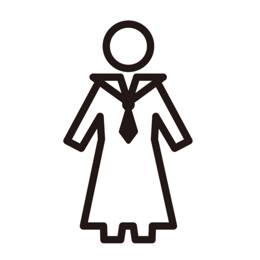 立っているスケバン