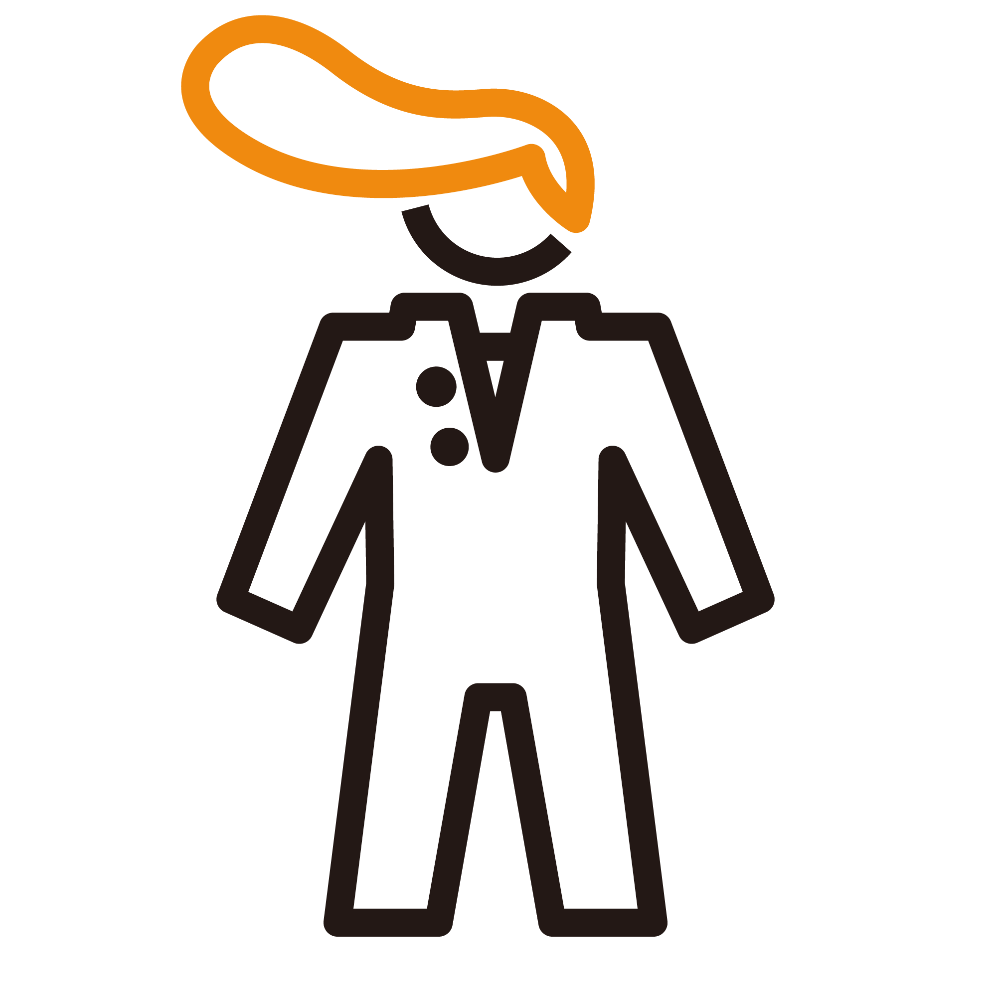 立つリーゼントのヤンキー