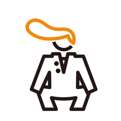 座るリーゼントの髪型のヤンキー