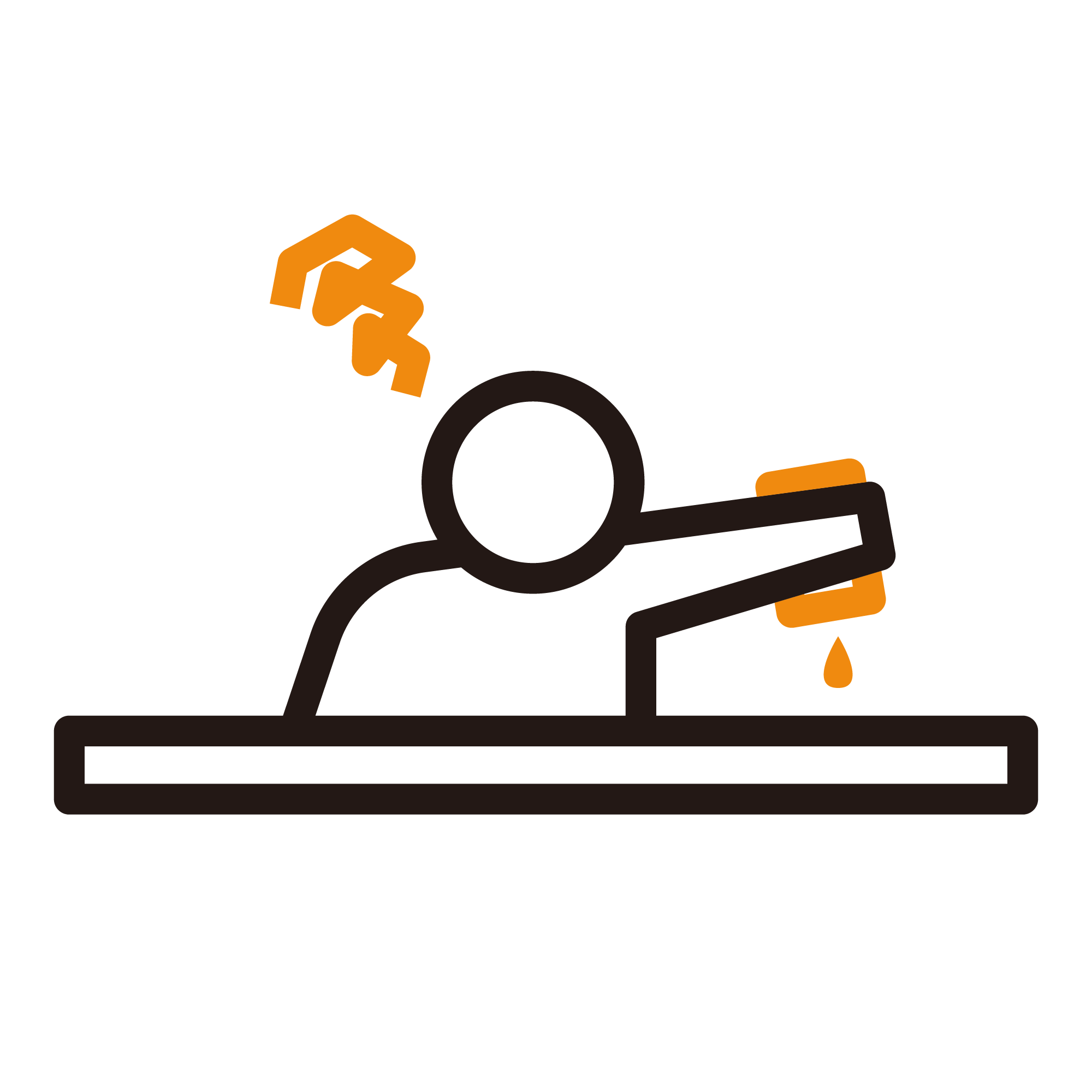 飲み物がないことに気づく