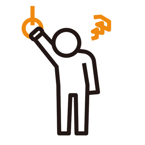 体調不良in電車