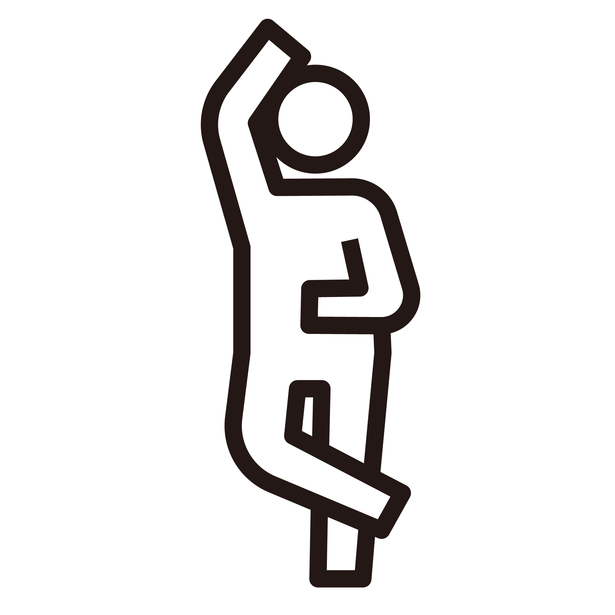 シェーのポーズ