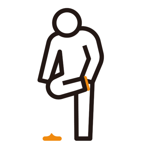 足の裏を見る人