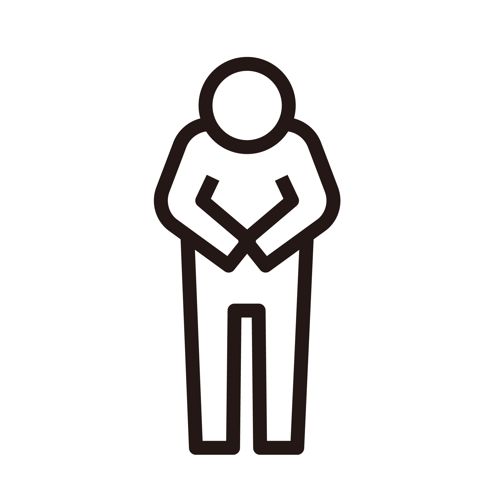 お辞儀（正面）