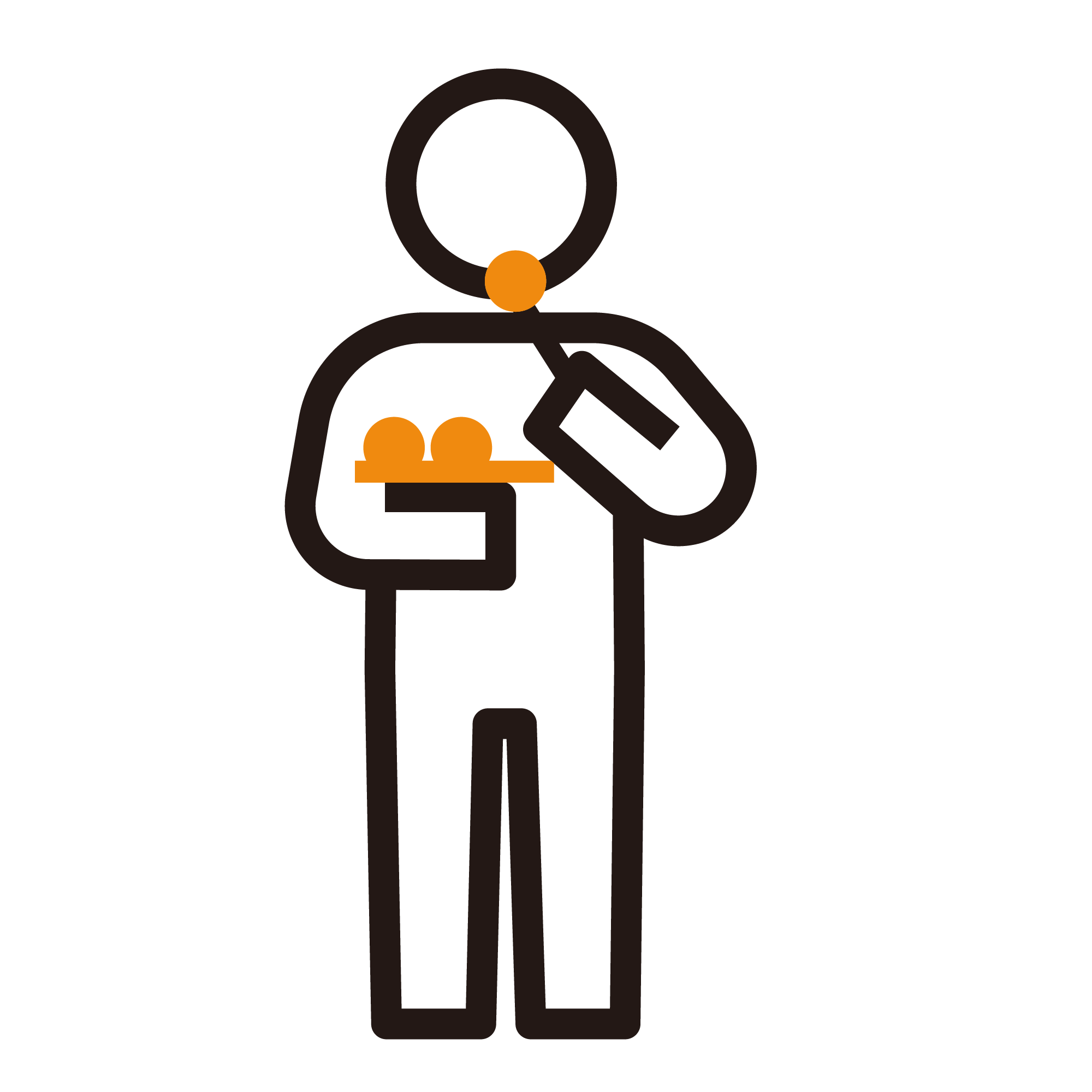 たこ焼きを食べる