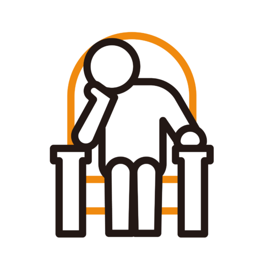 映画館（頬杖）