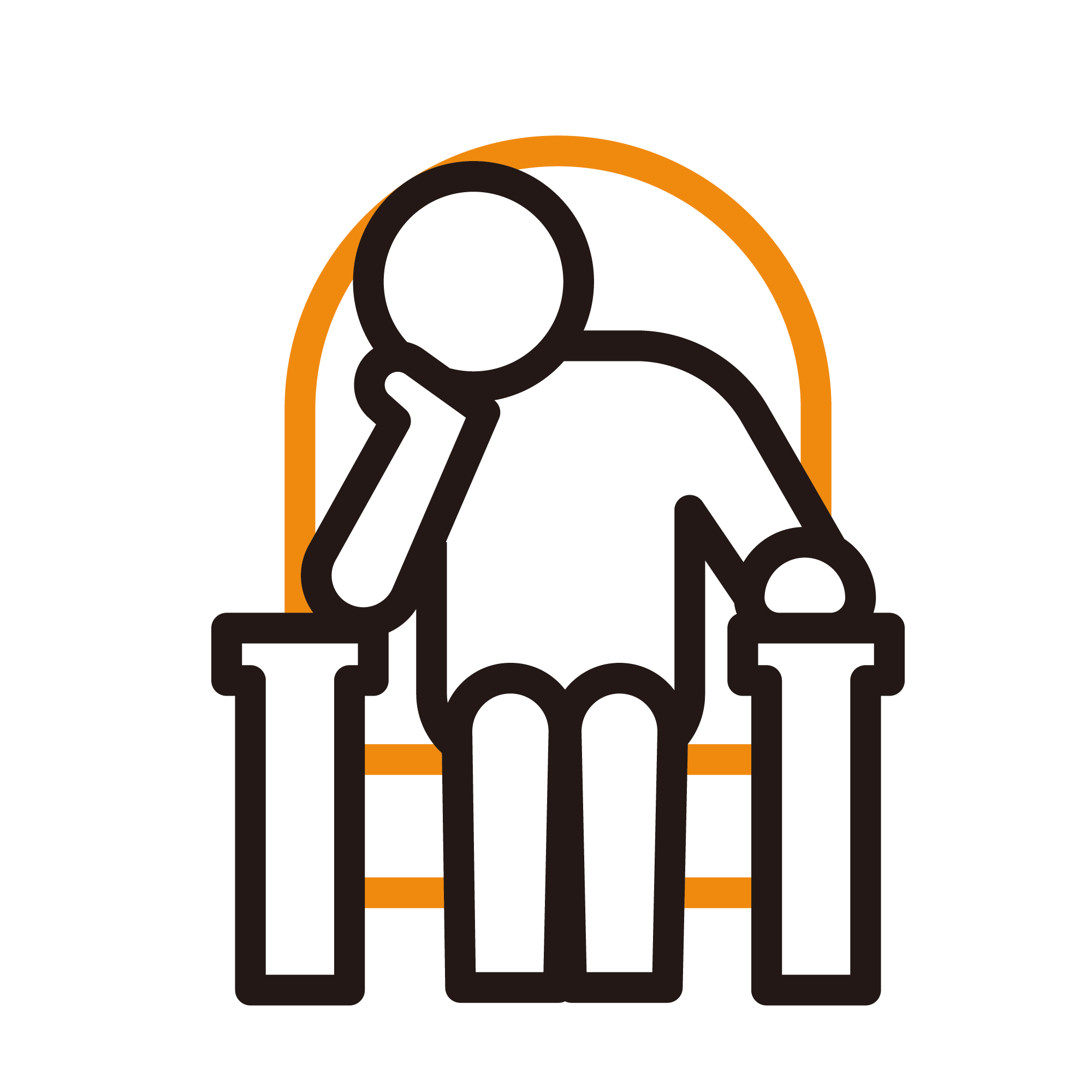 映画館（頬杖）