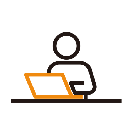 パソコンをする