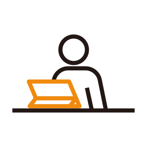 タブレットを見る