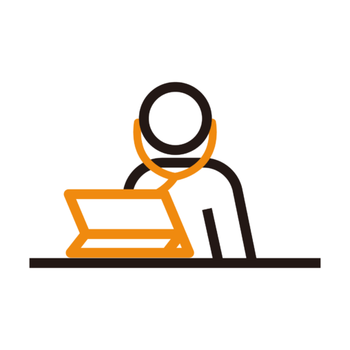 タブレットを見る（イヤホン）