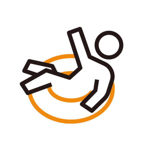 浮き輪に乗る人