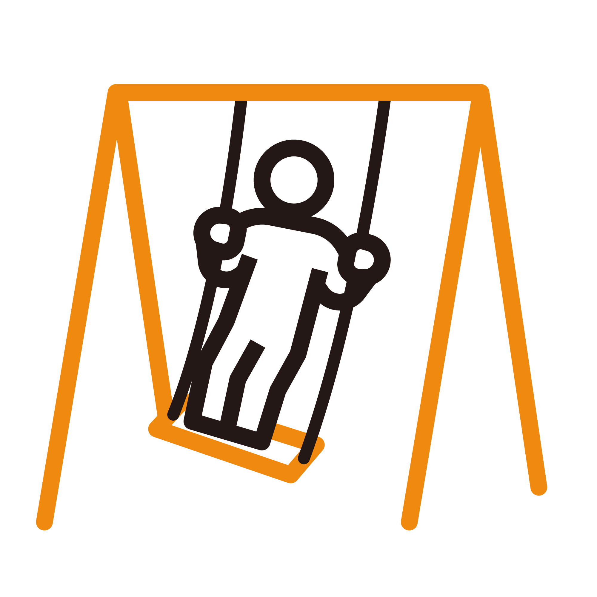 ブランコ(立ち漕ぎ)